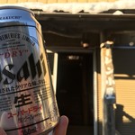 オーレン小屋 - 缶ビール500円
(沢山の方に支えられてありつけたビールは最高でした！)