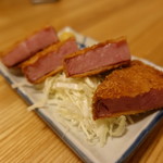 大衆酒場BEETLE - ☆肉厚のハムカツ(*^_^*)☆