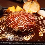 手作りハンバーグ工房Toshi - 2017/10  Toshi特製テリマヨ玉ハンバーグ(240g)