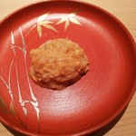 鮨 さかい - 毛蟹とバフンウニのなめろう♪