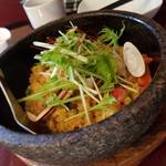 キッチン フタバ - 「海鮮石焼きパエリア」