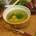 魚頭大熊 - 蓮根蒸し。色鮮やかで美味でしたよ