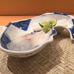 鮨 土方 - コチ、剣先イカ