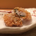 鮨 土方 - 石鯛の唐揚げ