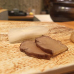 鮨 土方 - いぶりがっこ、たくあん