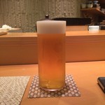 鮨 土方 - 生ビール