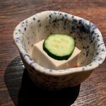Mamean - お通しの胡麻豆腐