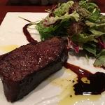 炉窯ステーキ煉瓦 - 大分県産 和牛 イチボ