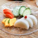 かぶと - 漬物もりあわせ