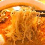 中華バル SABUROKU360 - 【2017年10月】担々麺、麺アップ。