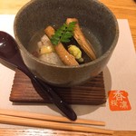 四季会席 香桜凛 - 銀杏飯蒸しと伝助穴子