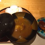 四季会席 香桜凛 - 赤出し汁♪