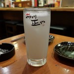 やきとり 正や - チューハイカルピス