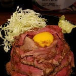 the 肉丼の店 - 斜め上から