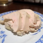 あかまつ - 蒸し鶏の生姜ソースかけ