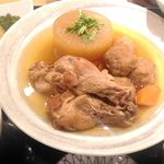 銀座 すが家 - 手羽元と大根のほろほろ煮（2017/09）