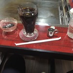 花園 - アイスコーヒーとチョコレート