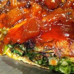 Hiroshima Okonomiyaki Andoteppanyaki Nombee - 牛すじねぎ焼き