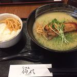 らーめん仙代 - 鶏白湯塩 ¥780 ライス ¥80