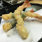 天ぷら はせ川 - 海老三兄弟