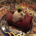 Chef's Table kuma3 - ラムしんとモッツアレラ　本わさびと生胡椒添え