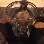 Chef's Table kuma3 - タラバガニのゆびき　山葵のきゅうりタルタルジュレ