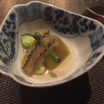 Chef's Table kuma3 - 子持ちこんぶと翡翠なすのおひたし