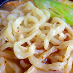日本食レストラン 祭 - 麺のアップ画像。