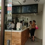 閑茶坊 - さて、入店…
      女性ふたりが、注文しているぞ！