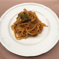 厳選洋食さくらい - 牡蠣ナポリタンスパゲティー ハーフサイズ ¥700
