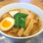 らぁ麺 めん奏心 - 丸鶏中華そば＋大盛り