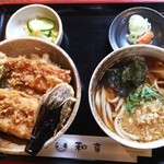 割烹処　和享 - ミニ穴子丼セット 1030円
