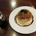 星乃珈琲店 - 栗のスフレパンケーキ（シングル）