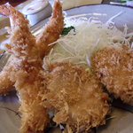 とんかつ石亭 - 海老とヒレ