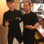 林家 - ボス（右）、橋本さん（左）