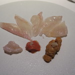 レストラン ラッセ - 29年10月　淡路メイタガレイ　身、エンガワ、肝、卵