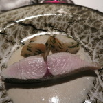 レストラン ラッセ - 29年10月　サワラ　ニンニクとアンチョビのバーニャカウダソース