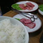 スタミナ苑 - ご飯大盛り