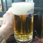 スタミナ苑 - 生ビール２杯目♡