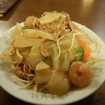 龍燕 - 五目あんかけかた焼きそば