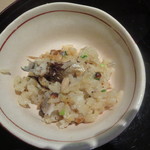 梶川 - 子持ち鮎とキノコのご飯