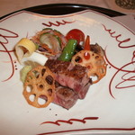 三養荘 - 牛フィレステーキ