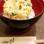 蕎麦見世のあみ - 白海老かきあげ丼