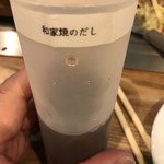 Okonomiyaki To Teppanyaki Waga-Ya - 特製だしをかけて頂きまひょ❗️