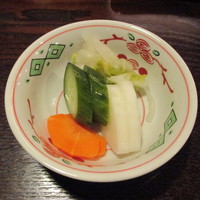 鰻 十和田 - お新香