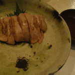 鶏割烹 ならや - 追加品・大和肉鶏白肝の炙り1680円