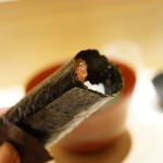 鮨 さいとう - 葱とろ手巻き（2017/2）