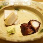 鮨 さいとう - 蛸と鮑（2017/2）