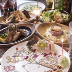 リゾットカフェ 東京基地 - 豪華コース