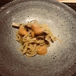 nomad - イタリア産フレッシュポルチーニのタヤリン  塩水ウニと